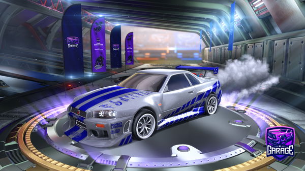 A Rocket League car design from F-I-A-N-S-O