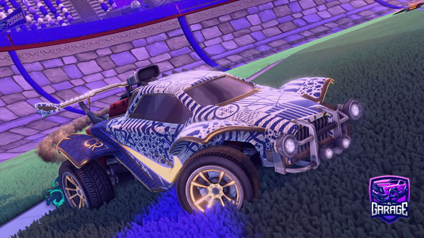 A Rocket League car design from johnikon007