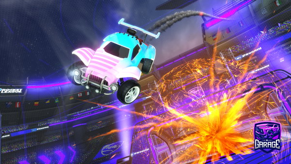 A Rocket League car design from BatVan_