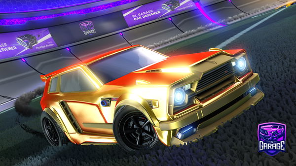 A Rocket League car design from PRGNUGGET