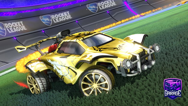 A Rocket League car design from Nonamereal_onpc