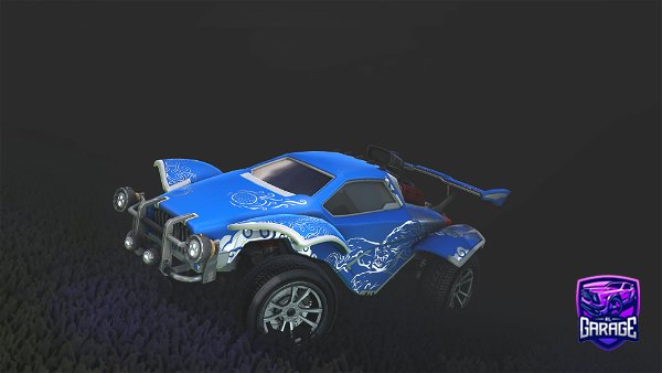 A Rocket League car design from F1F079official