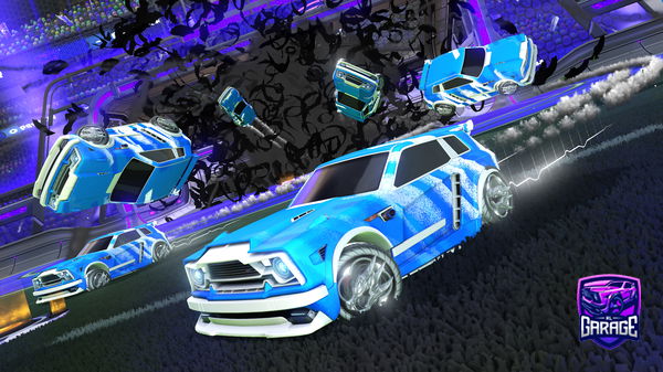 A Rocket League car design from frogfhjdihvme