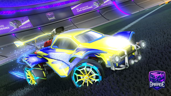 A Rocket League car design from oszzso