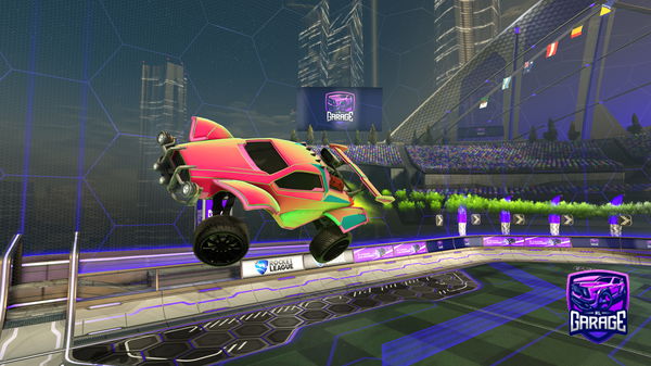 A Rocket League car design from TeleticaDeportes