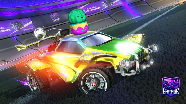 A Rocket League car design from 2REAL2010