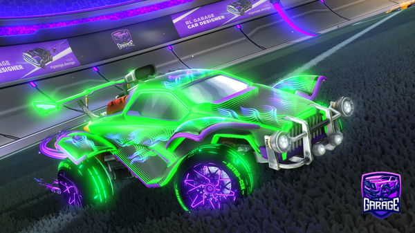 A Rocket League car design from XxDudov123xX