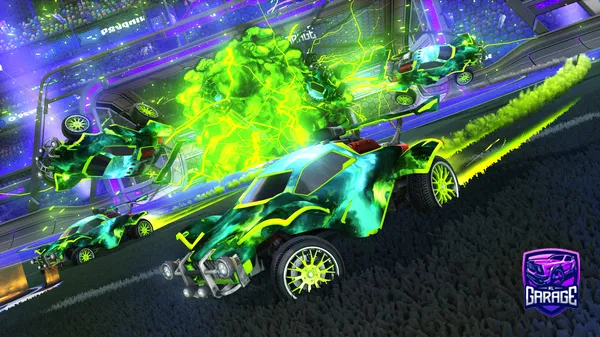 A Rocket League car design from Seawave15