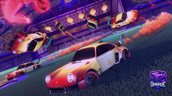 A Rocket League car design from HogginWaffle