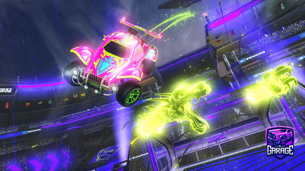 A Rocket League car design from Slimpckens