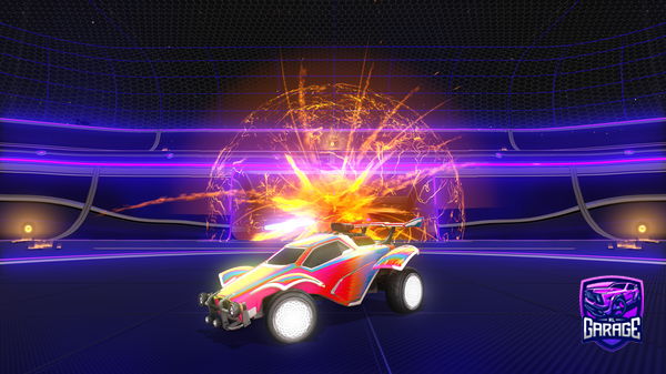 A Rocket League car design from MyDirtyGamertag