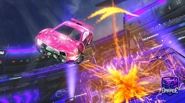 A Rocket League car design from Nopur369