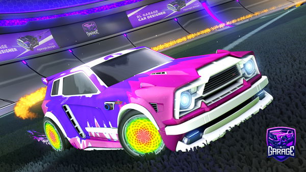 A Rocket League car design from CrazyRedTail