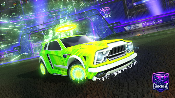 A Rocket League car design from Haitsu
