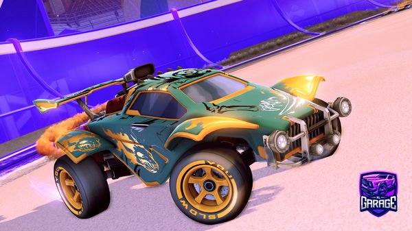 A Rocket League car design from young_Messi