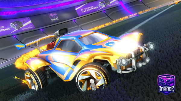 A Rocket League car design from ZPachiX