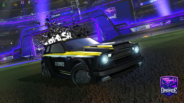 A Rocket League car design from 1210