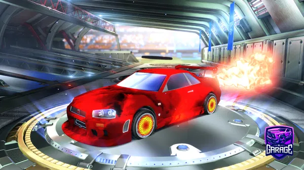 A Rocket League car design from Poweredplayer