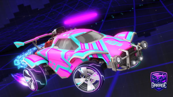 A Rocket League car design from 2Crispy