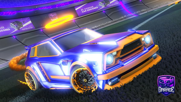 A Rocket League car design from poobum