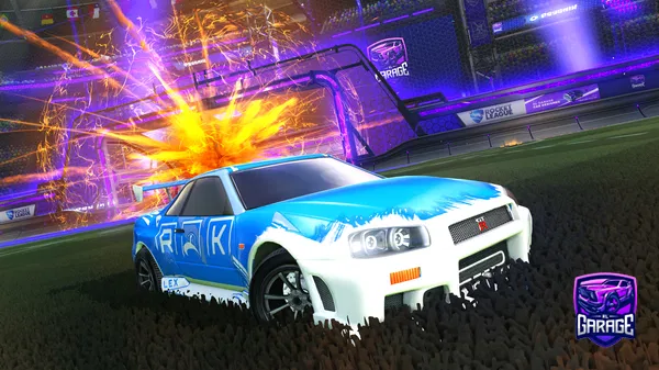 A Rocket League car design from SpaceShadow3717