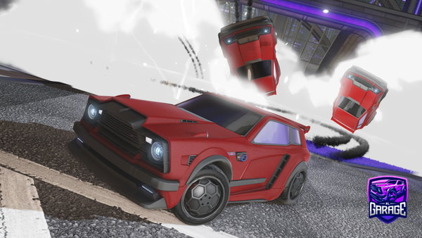 A Rocket League car design from Mxdnxght