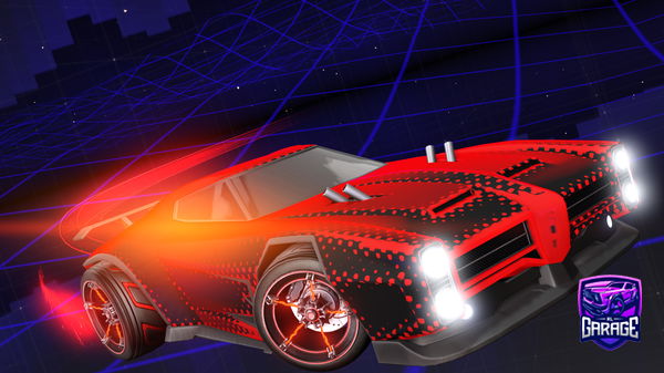 A Rocket League car design from BombMiner100