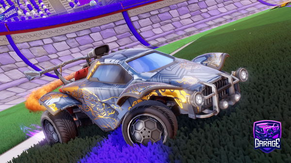 A Rocket League car design from GFuelTripp