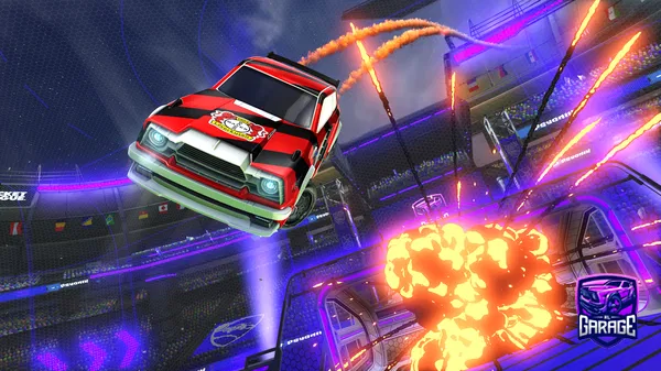 A Rocket League car design from Chikennug3ts