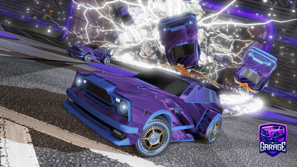 A Rocket League car design from UnderZombie001