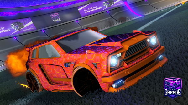 A Rocket League car design from McL009