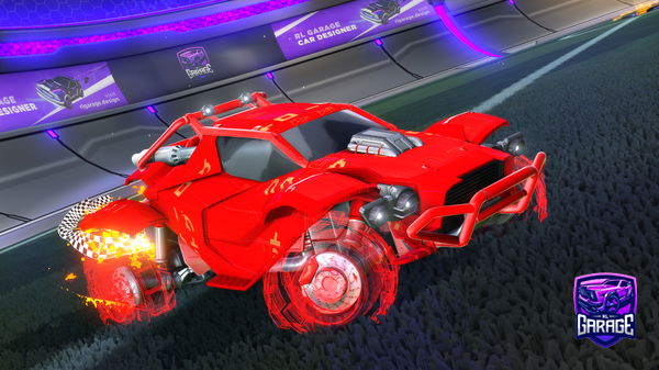 A Rocket League car design from noppi