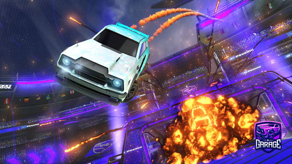 A Rocket League car design from The_King_Master