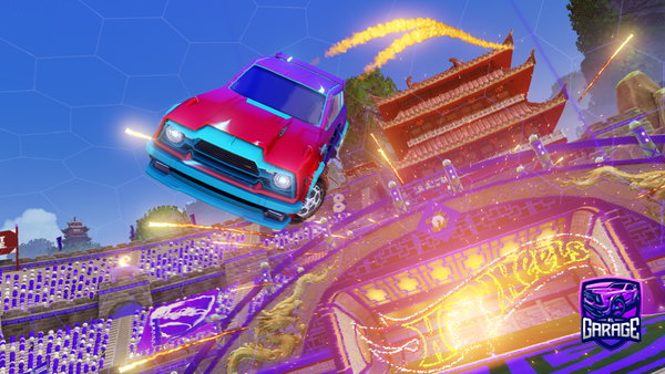 A Rocket League car design from L2W_34K