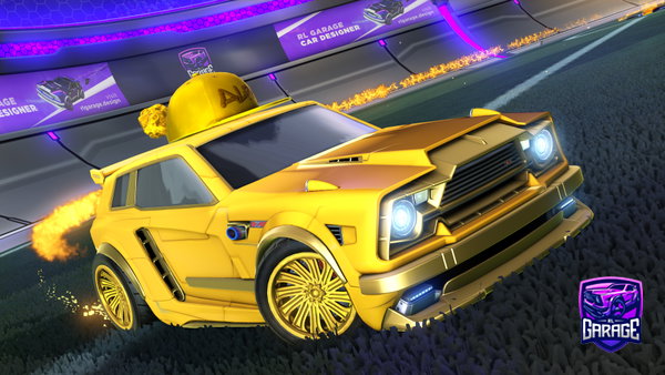 A Rocket League car design from Jverty