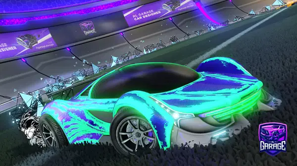 A Rocket League car design from MiniRonaldo0612