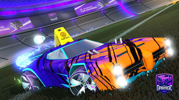 A Rocket League car design from lapizzgg