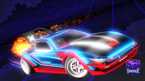 A Rocket League car design from Creepy3948