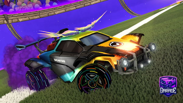 A Rocket League car design from Miata22b