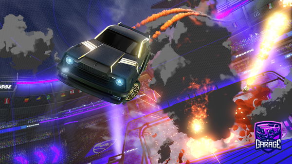 A Rocket League car design from Gamerlesss101