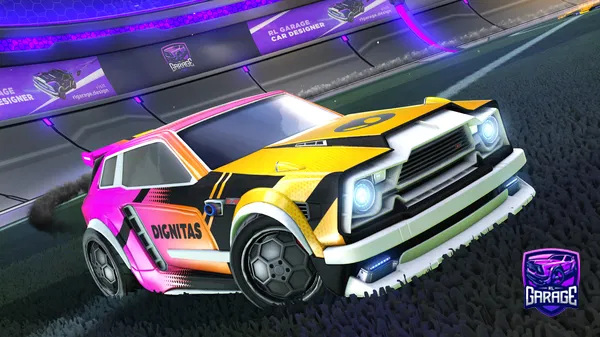 A Rocket League car design from darkman9999