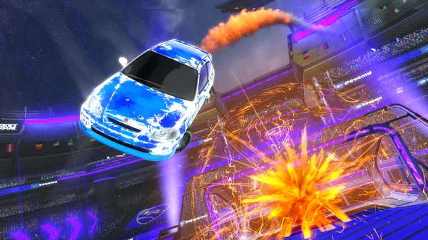 A Rocket League car design from BotParyk