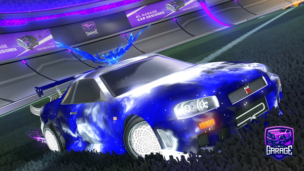 A Rocket League car design from Orisabag