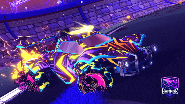 A Rocket League car design from -Goose-