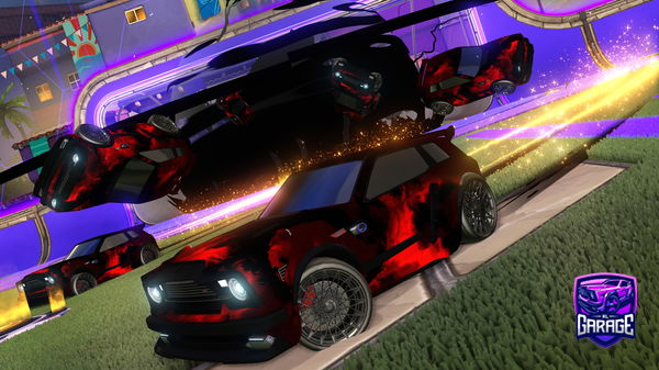 A Rocket League car design from AmaniOfValor