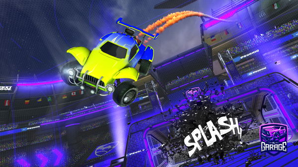 A Rocket League car design from Yeetr26