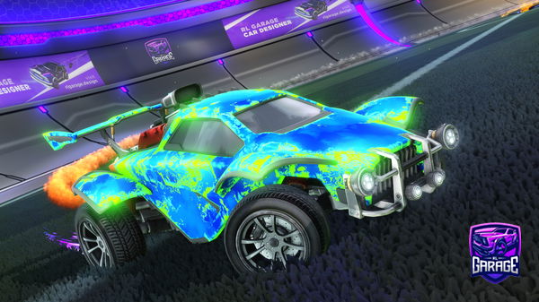 A Rocket League car design from Hugooooo17