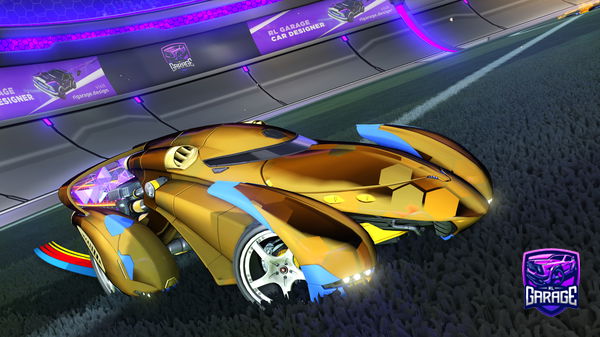 A Rocket League car design from Shooteo2313