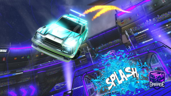 A Rocket League car design from Cvjk