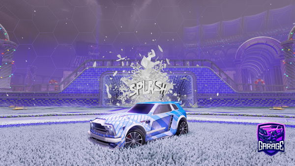 A Rocket League car design from SpeckySpectrum